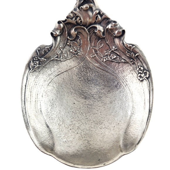 Gorham Sterling Silver Berry Serving Spoon 10" #158 #18702 - Picture 3 of 9